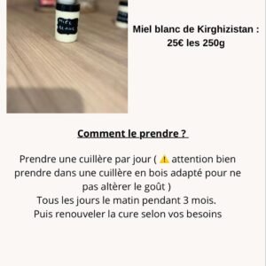 Miel blanc du Kazaghastan