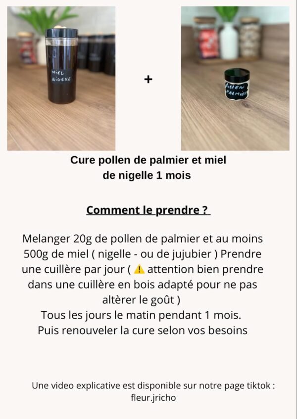 PACK FERTILITÉ Mixte - Pollen de palmier & Miel de Nigelle – Image 4